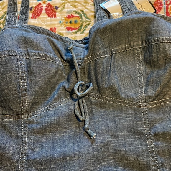 NWT Chambray sundress in size 14 petite - Picture 8 of 9